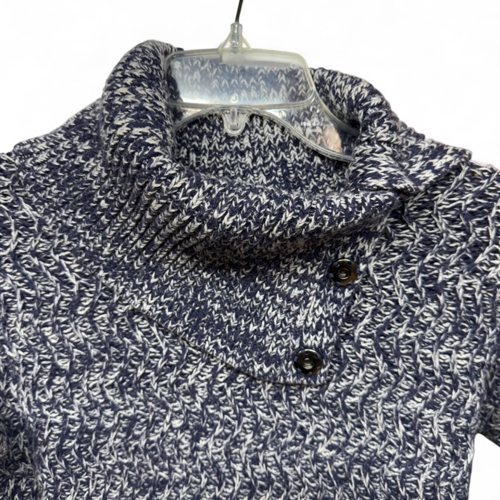 Banana Republic Marled Navy Sweater - Picture 3 of 6